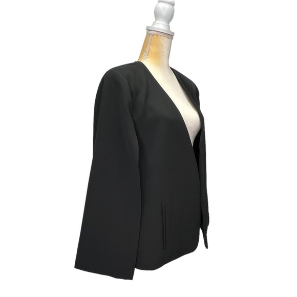 Vince Camuto Milano Twill Cape Jacket Size 12/14* Black Blazer Suit Coat New NWT - Picture 4 of 9
